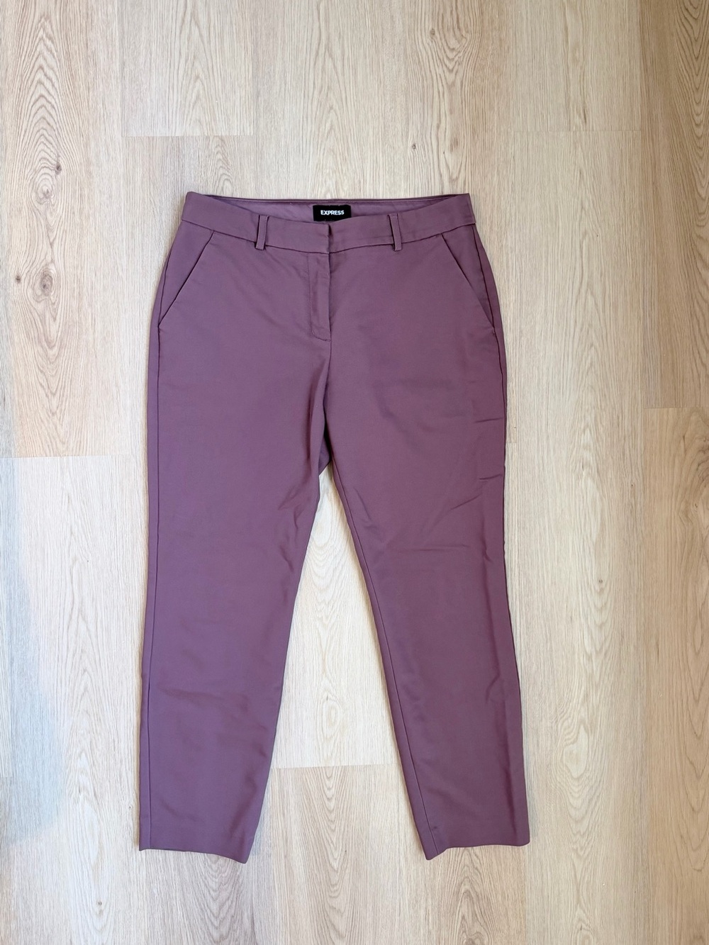 Express Slim Ankle Pants in Mauve